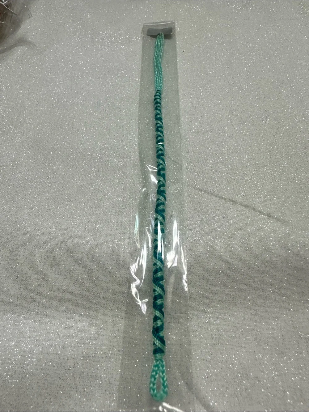 Kids Teal Braided Friendship Bracelet - Brand